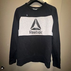 Reebok black and grey sweater